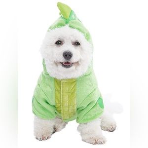 NWT pet dog Halloween costume Dinosaur Costume Size L